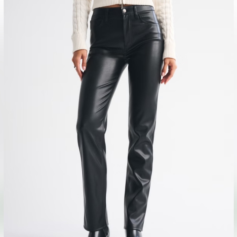 Abercrombie 90s straight leather